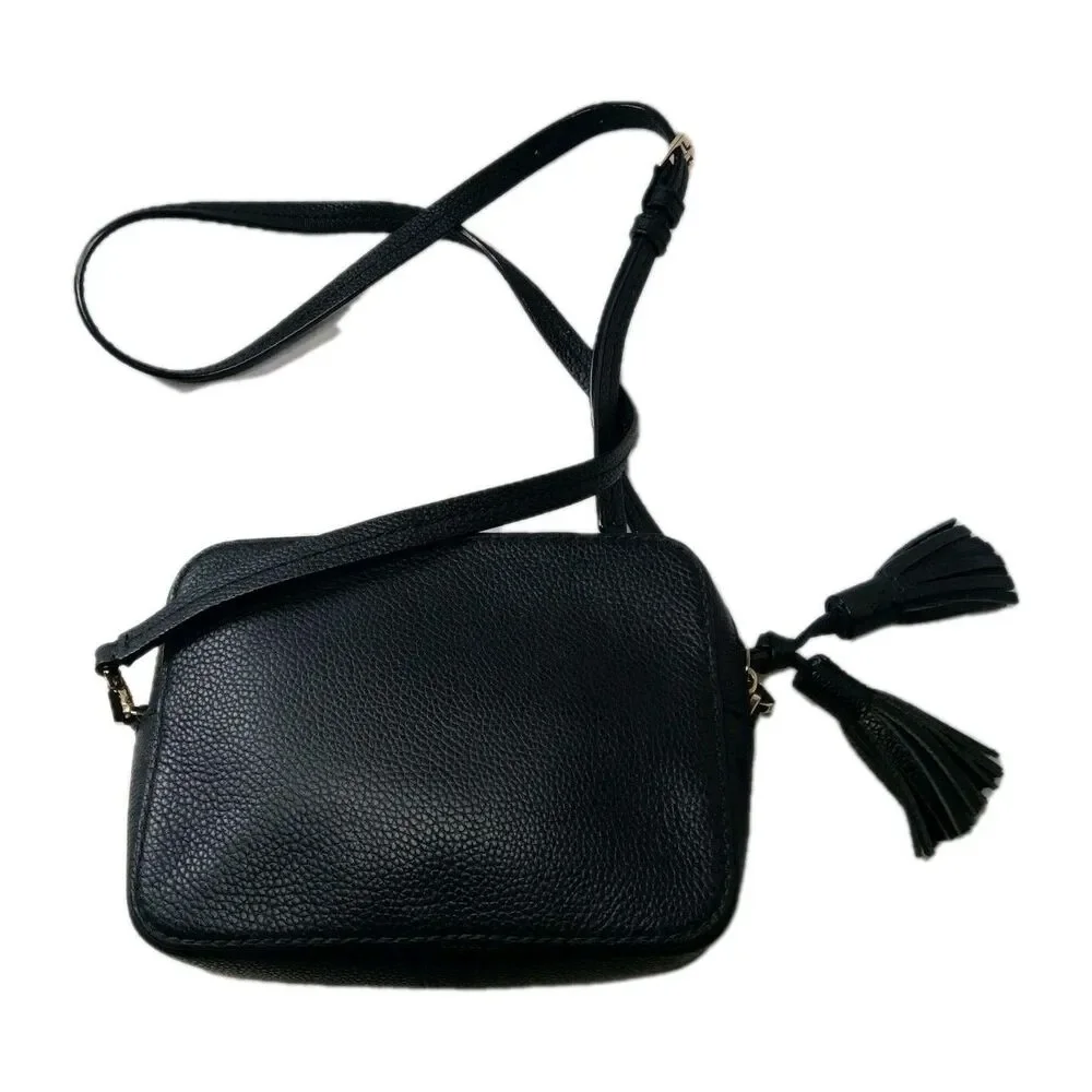 Kate Spade Orchard Street Crossbody Bag Black Leather